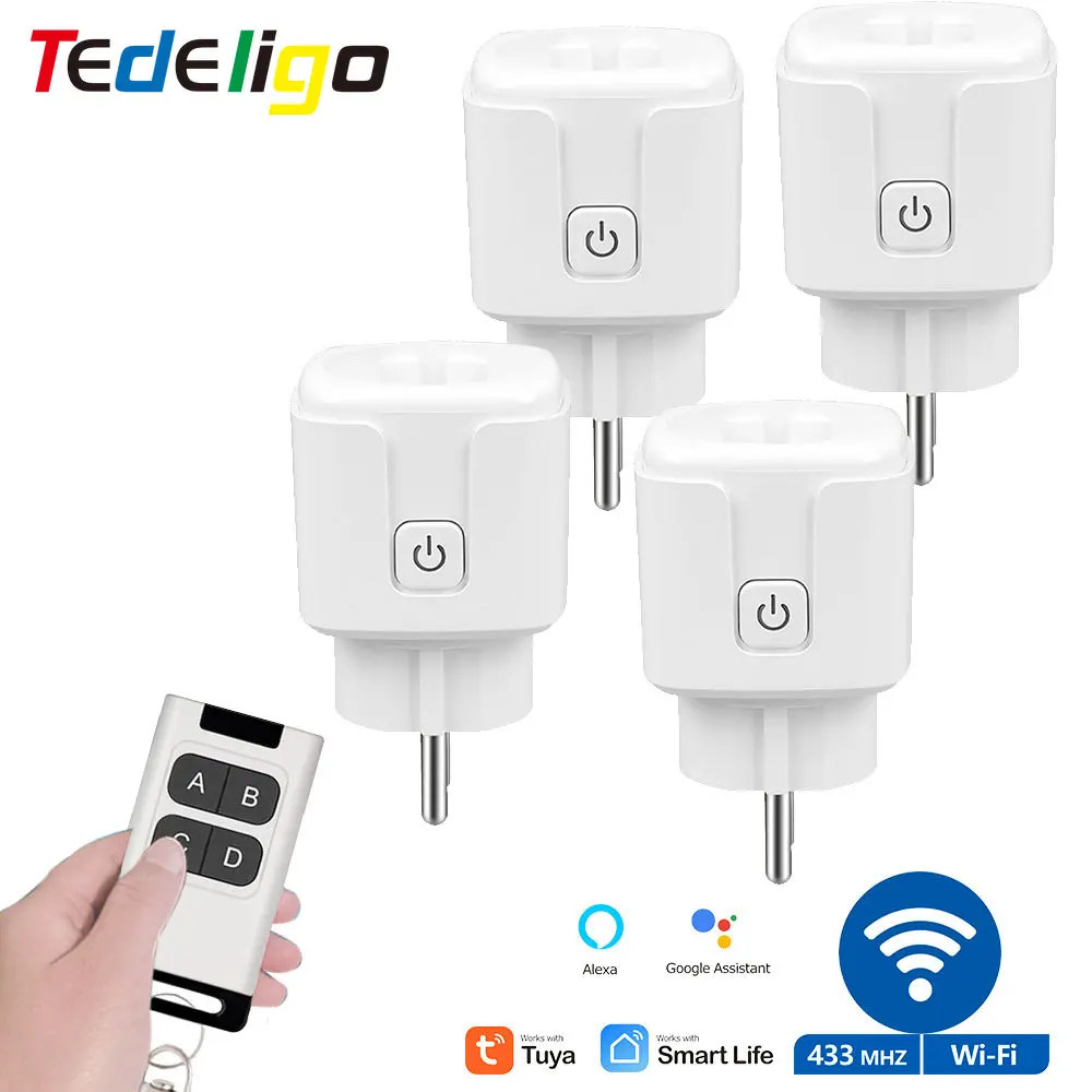 Outdoor Power Outlet Wifi - Tuya WiFi and Rf Smart Plug