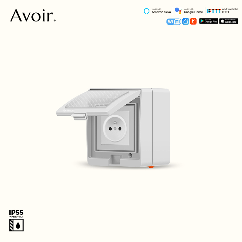 Outdoor Power Outlet Wifi - Avoir IP55 Tuya Wifi Electrical Sockets