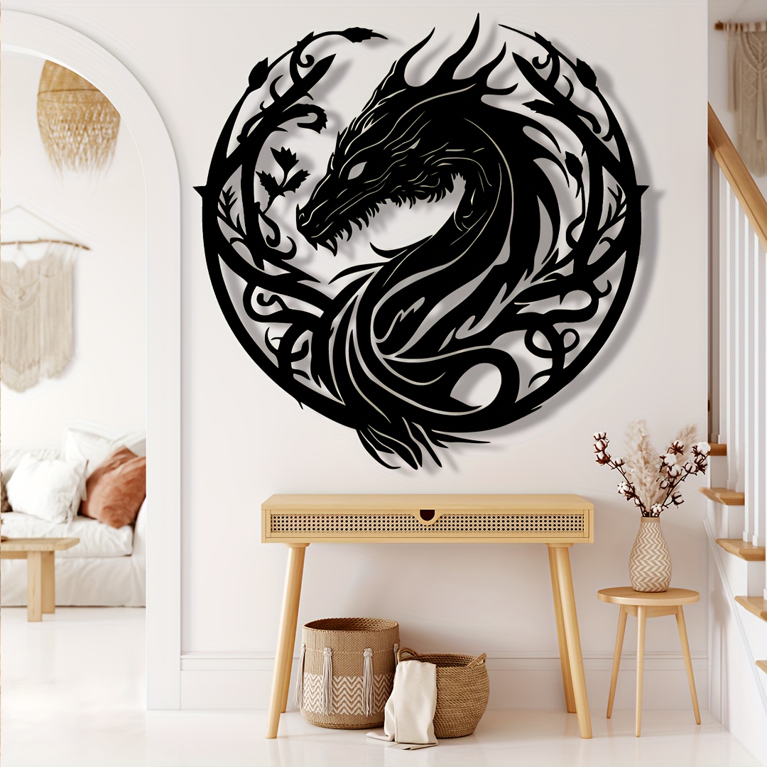 Ancient Zodiac Dragon Wall Art - Outdoor Power Garage review and price