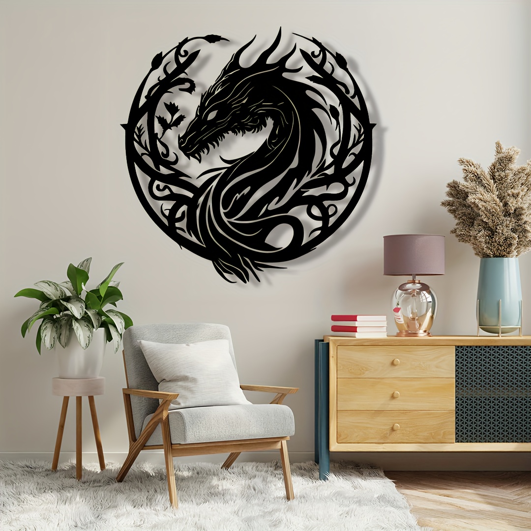 Ancient Zodiac Dragon Wall Art - Outdoor Power Garage review and price