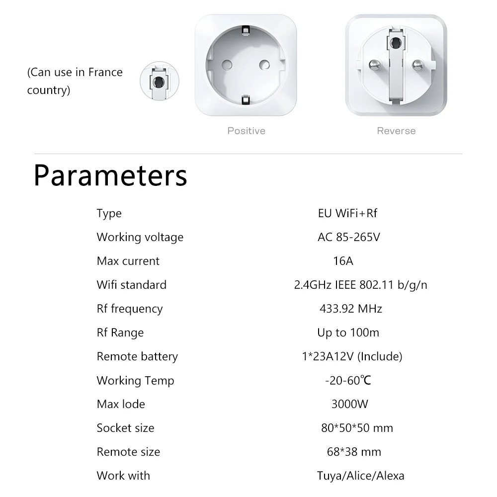 Tuya WiFi and Rf Smart Plug So - Outdoor Power Outlet Wifi review and price