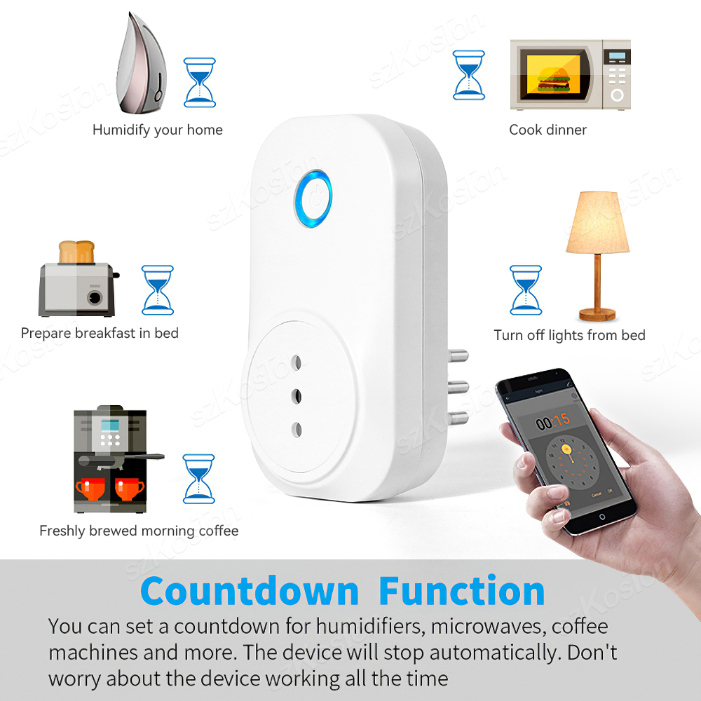 16A Chile Italy Wifi Smart Soc - Outdoor Power Outlet Wifi review and price