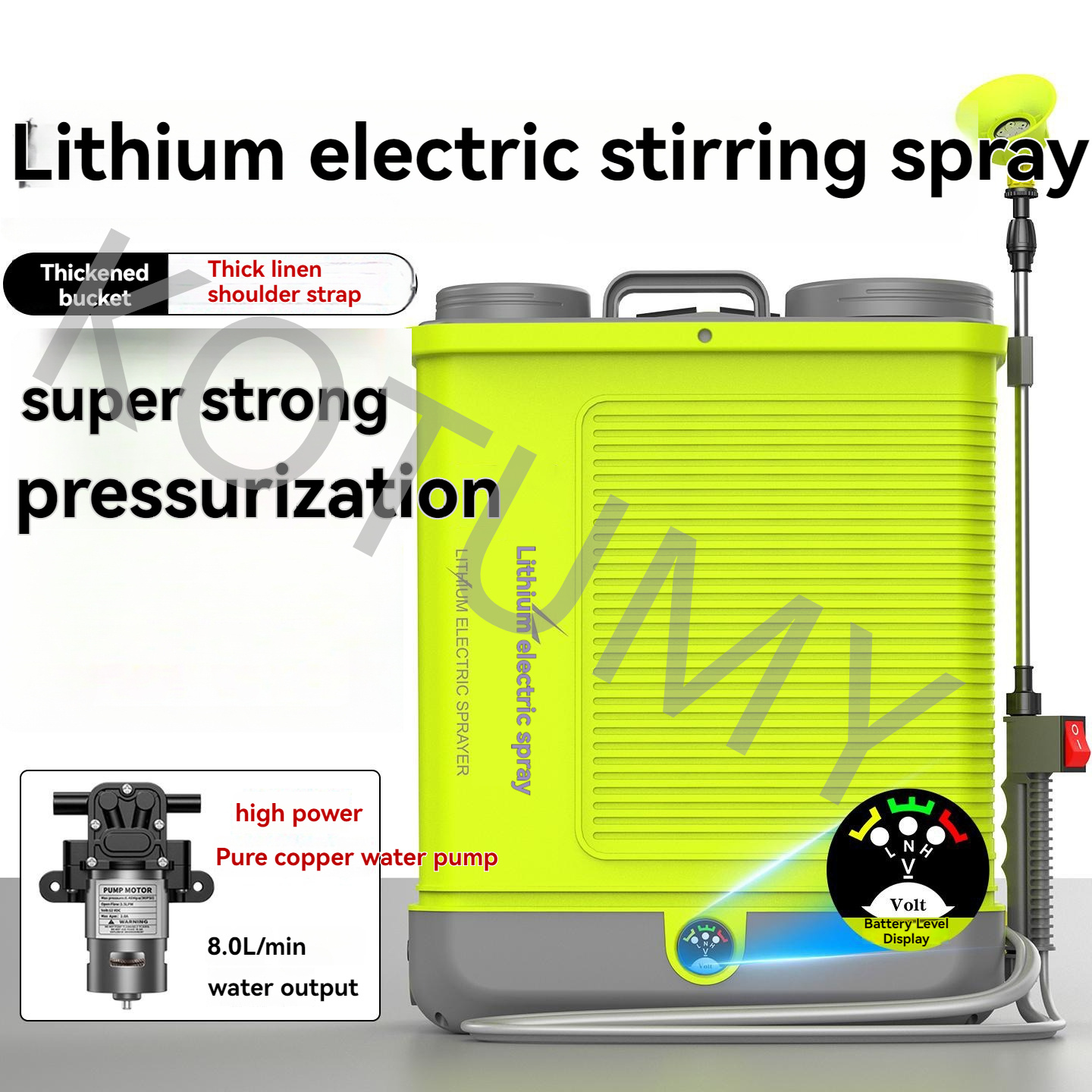 20L High-pressure Lithium Batt - Electric Sprayer Backpack review and price