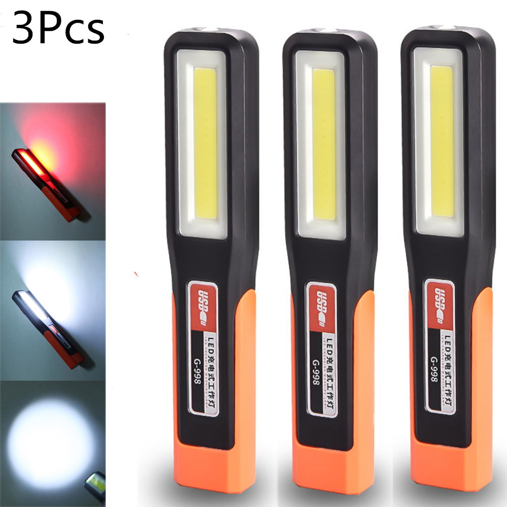 3pcs Powerful COB LED Work Lig - Outdoor Power Garage review and price