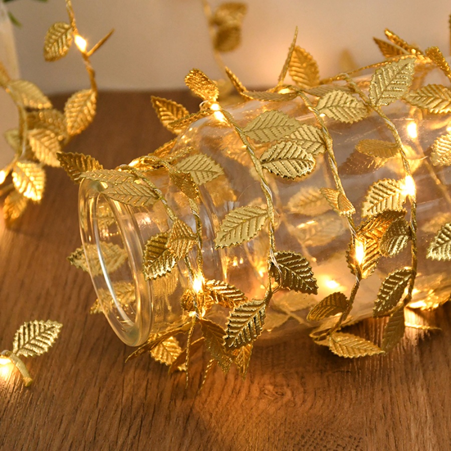 Golden Leaf Rattan Copper Wire - Outdoor Power For Wedding review and price