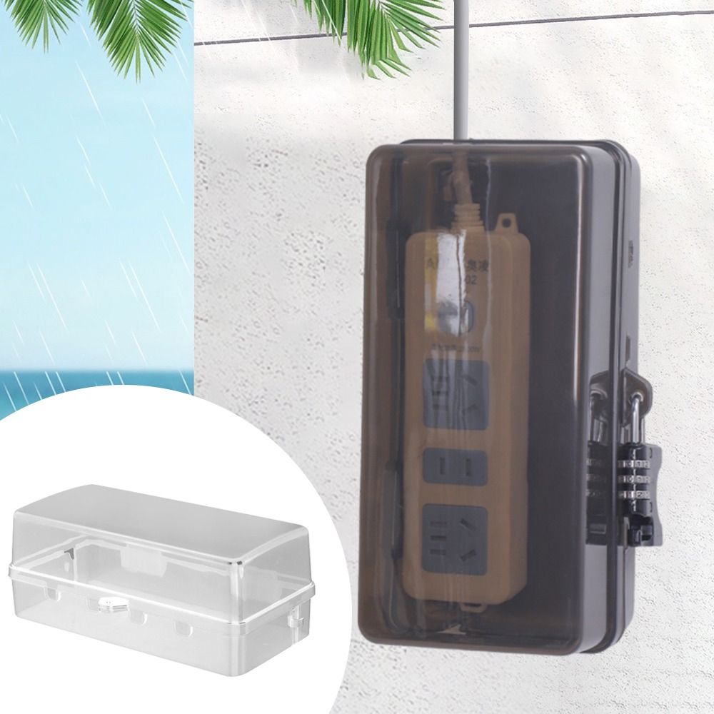Portable Plastic Plug Box Wate - Outdoor Power Lead Cover review and price