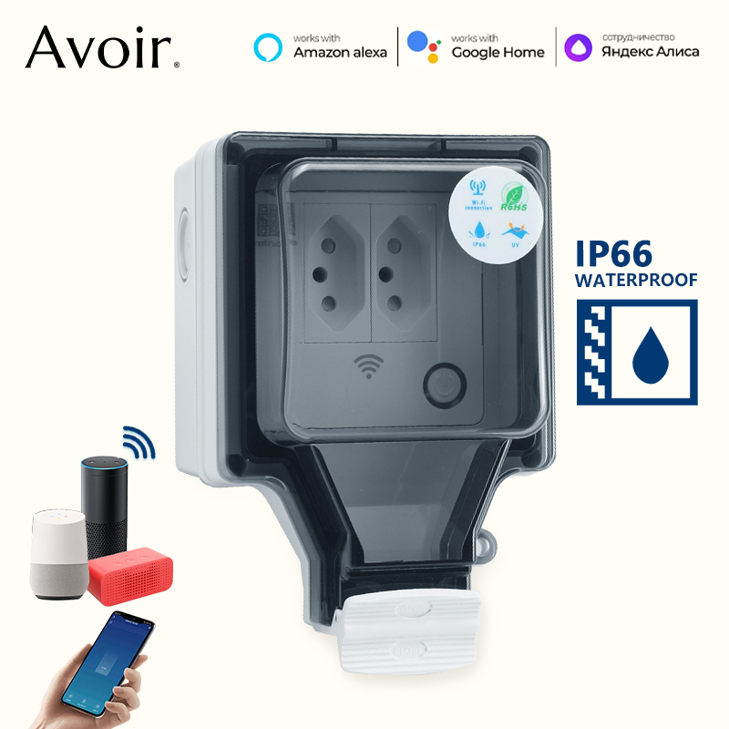 Avoir Tuya Wifi Smart Socket I - Outdoor Power Outlet Wifi review and price
