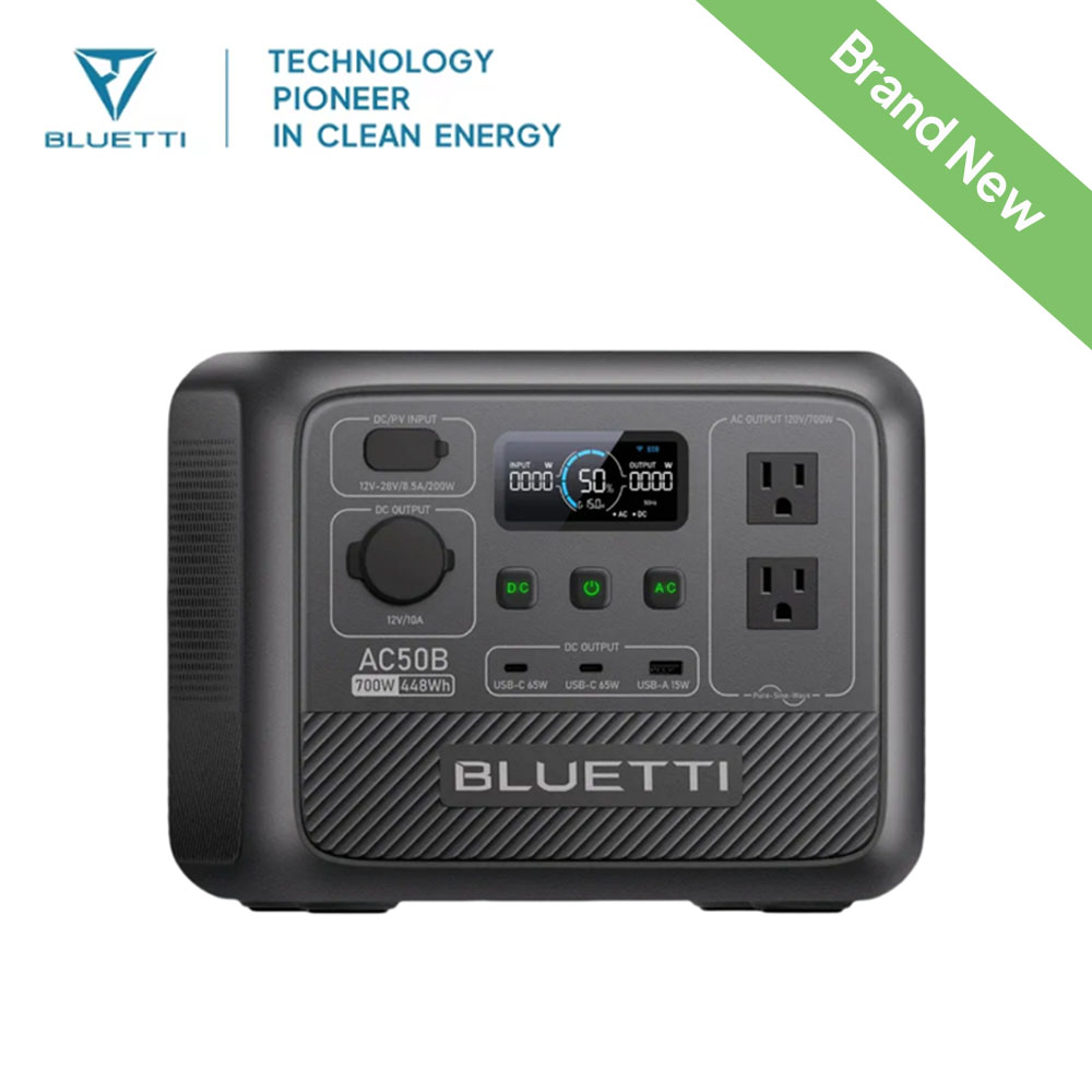 BLUETTI AC50B Portable Power S - Outdoor Power Wash review and price