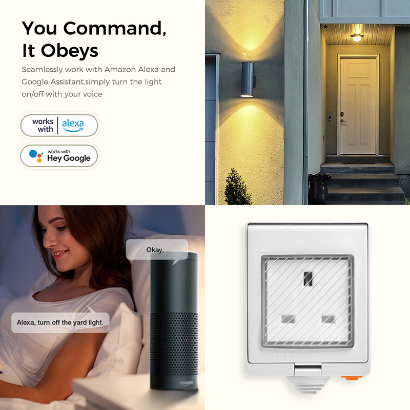Avoir IP55 Tuya Wifi Smart Wat - Outdoor Power Outlet Wifi review and price