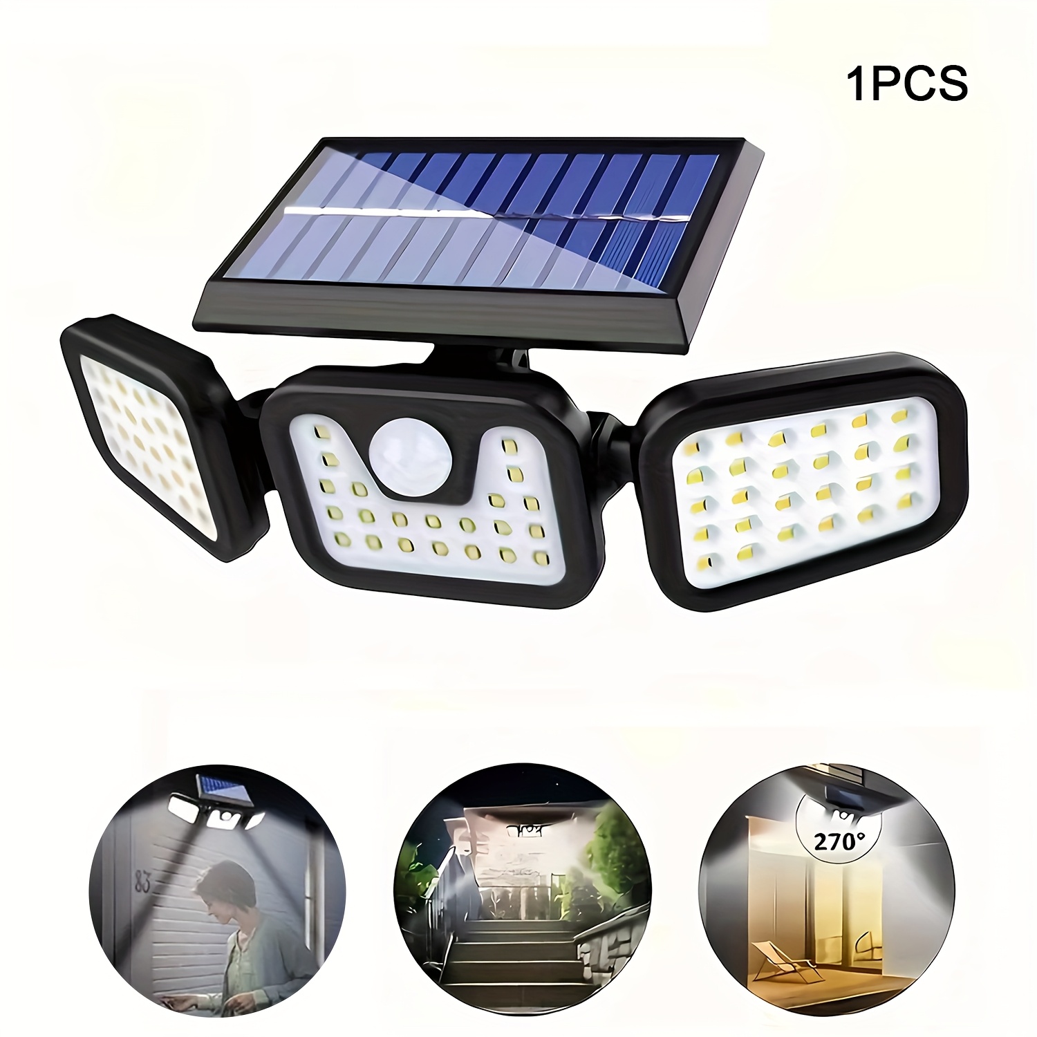 74 LED Solar Powered Motion Se - Outdoor Power Garage review and price