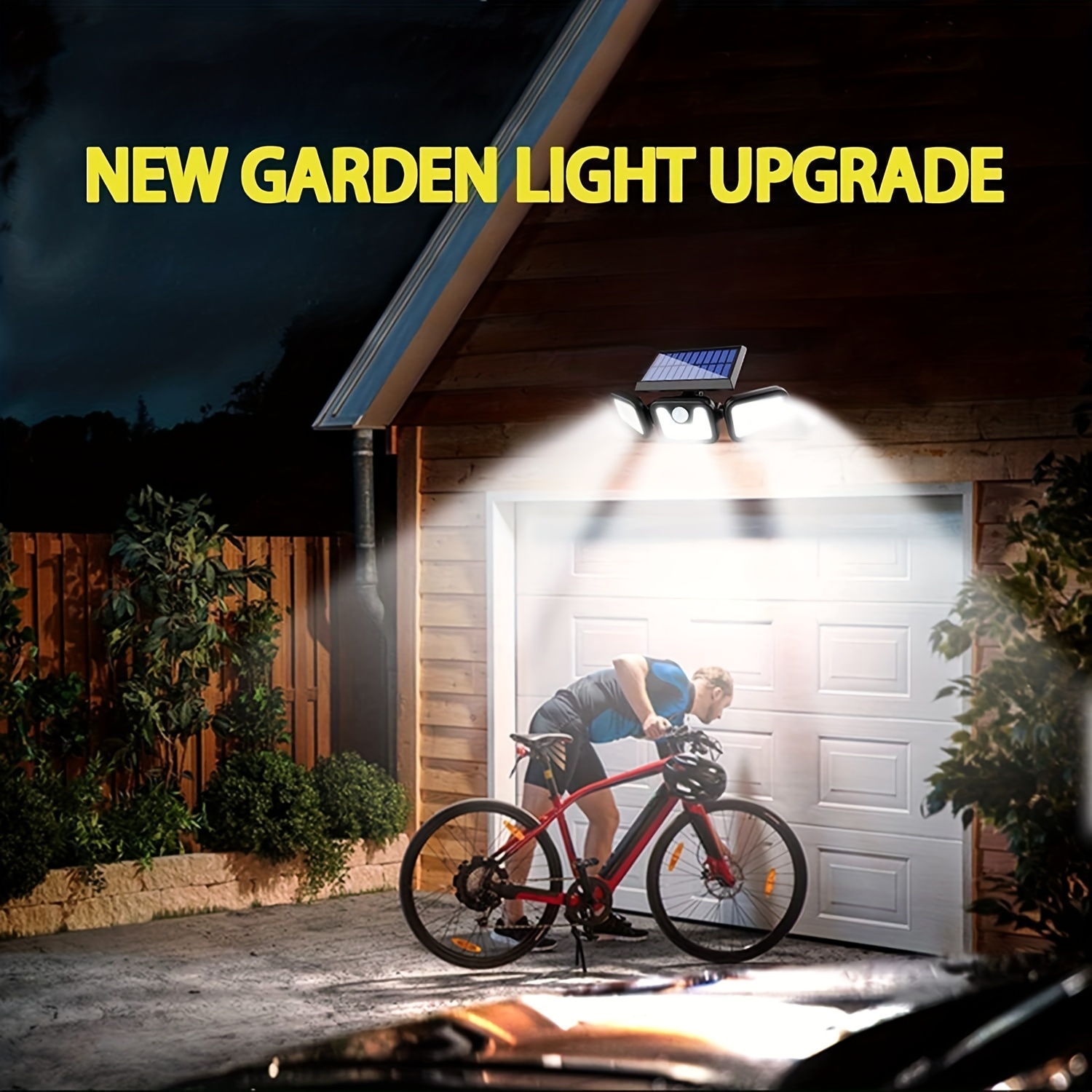 74 LED Solar Powered Motion Se - Outdoor Power Garage review and price