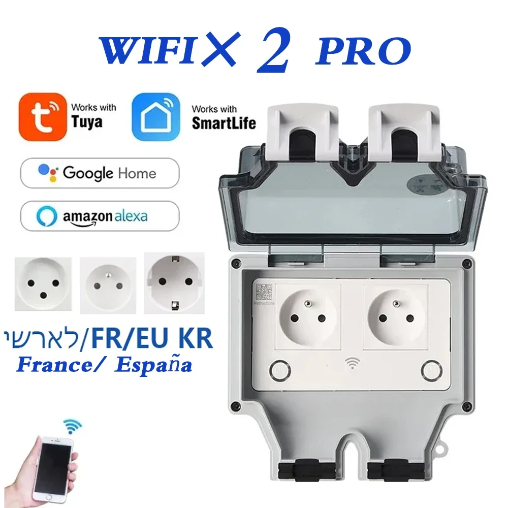 Tuya Waterproof Electrical Wal - Outdoor Power Outlet Wifi review and price