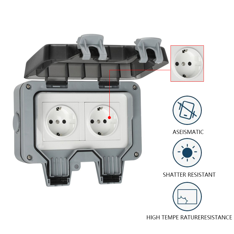 IP66 rainproof charging EU soc - Outdoor Power Outlet Wifi review and price
