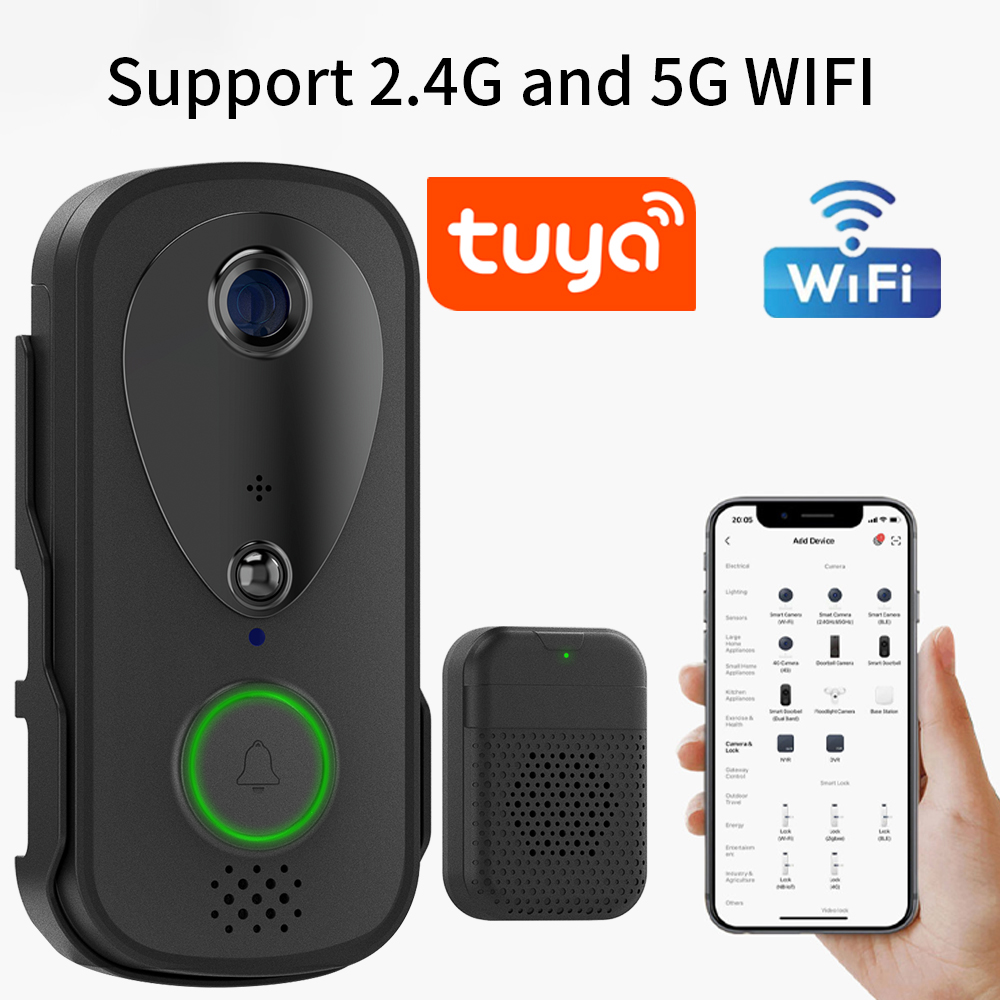 5G 2.4G WiFi Video Doorbell 10 - Outdoor Power Outlet Wifi review and price